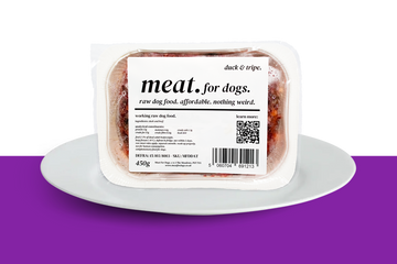 duck & tripe | meat. for dogs. (16 x 450g)