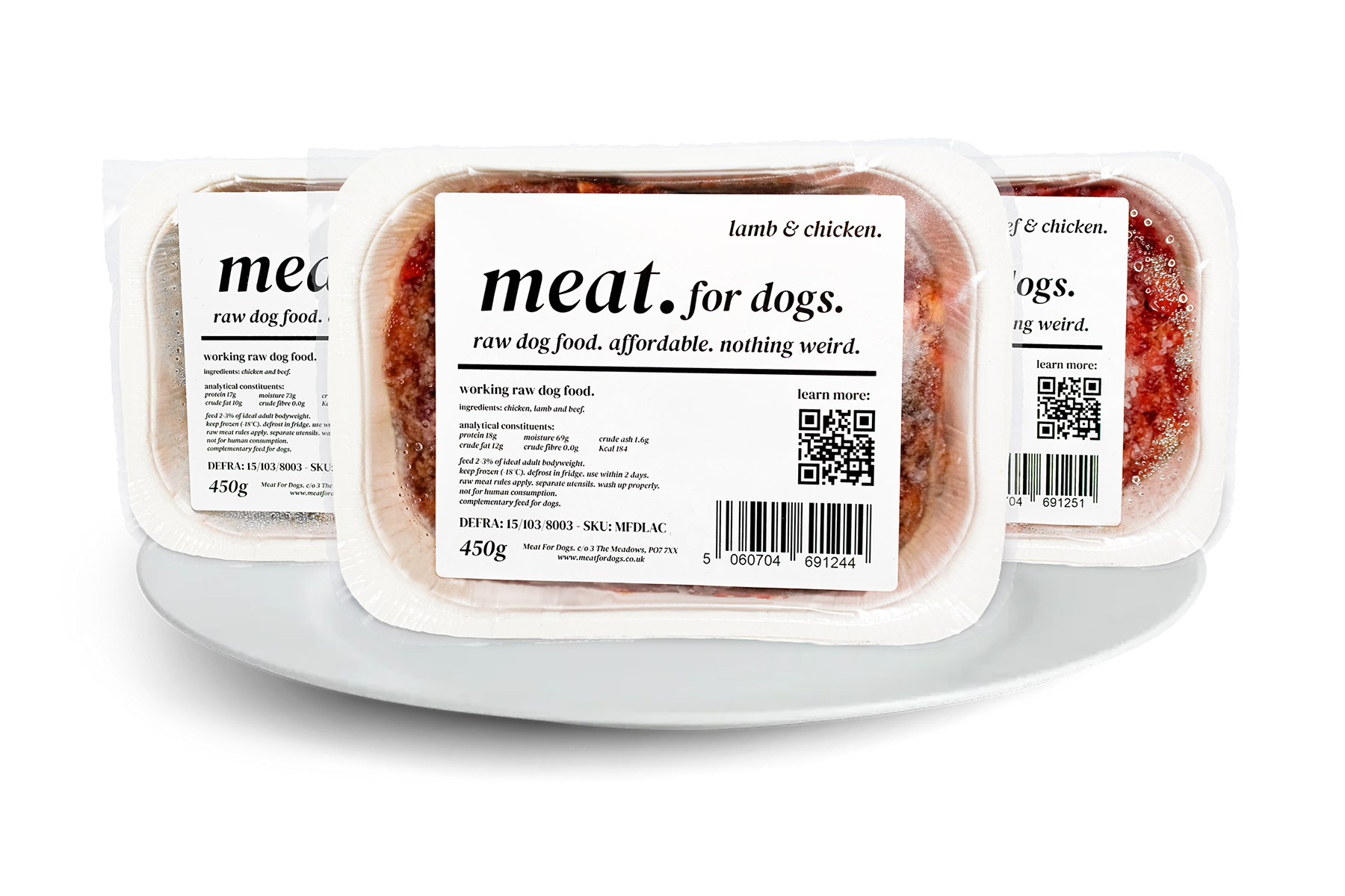 variety box | meat. for dogs. (32 x 450g)